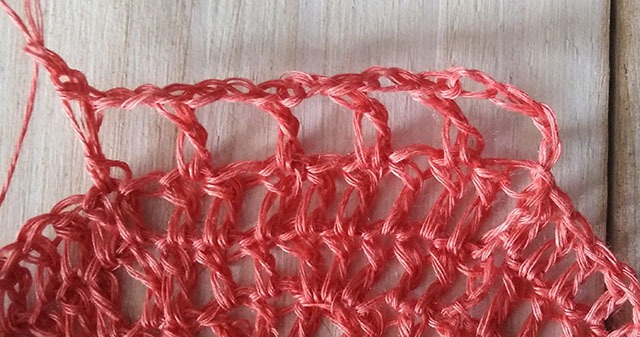 Free Crochet Pattern - Pocket Market Bag - Row 11