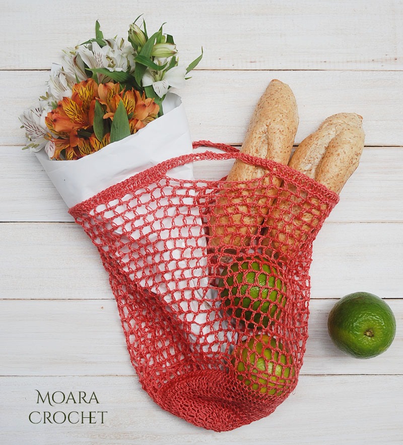 Crochet Market Bag | Free Pattern - Moara Crochet