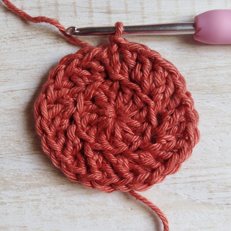 Free Crochet Pattern - Face Scrubbie Row 2 - Moara Crochet