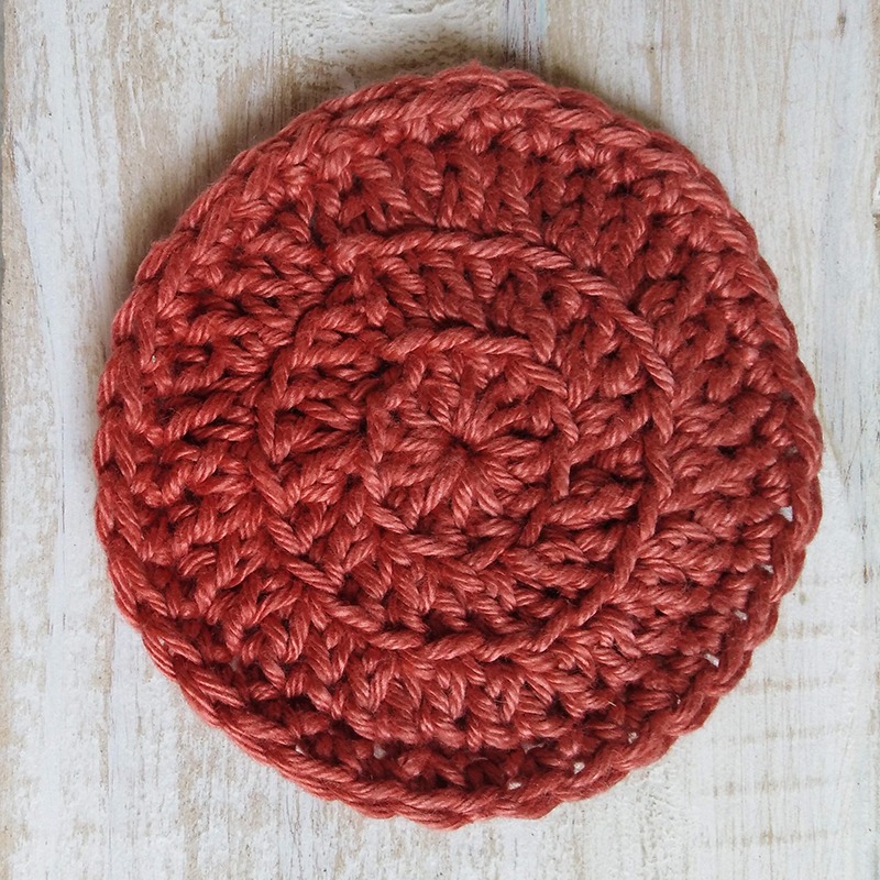 Free Crochet Pattern - Face Scrubbie Row 4- Moara Crochet