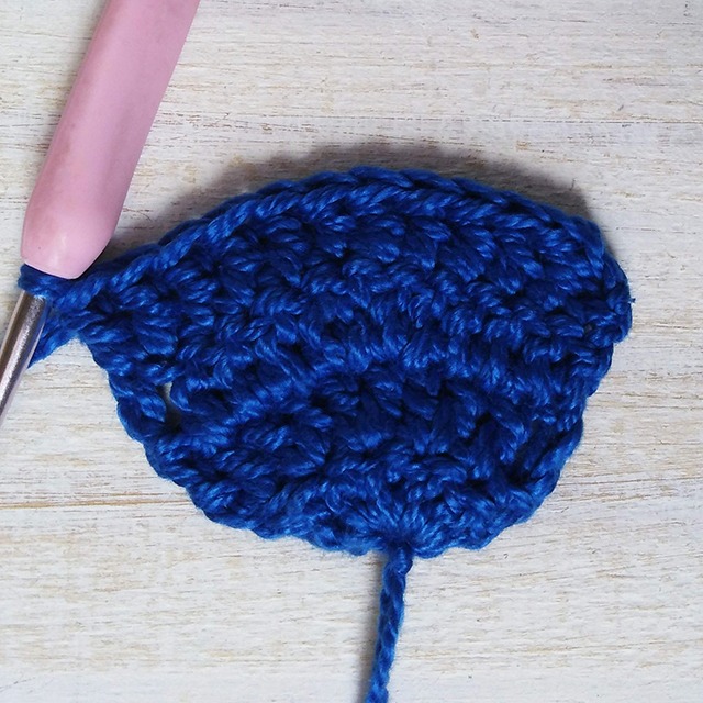 Crochet Anenome Flower Row 4. Moara Crochet