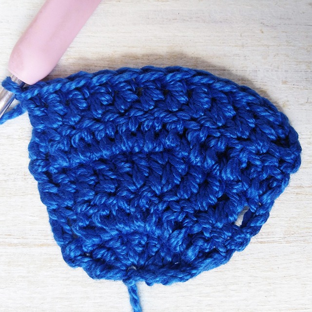 Crochet Anenome Flower Row 5. Moara Crochet