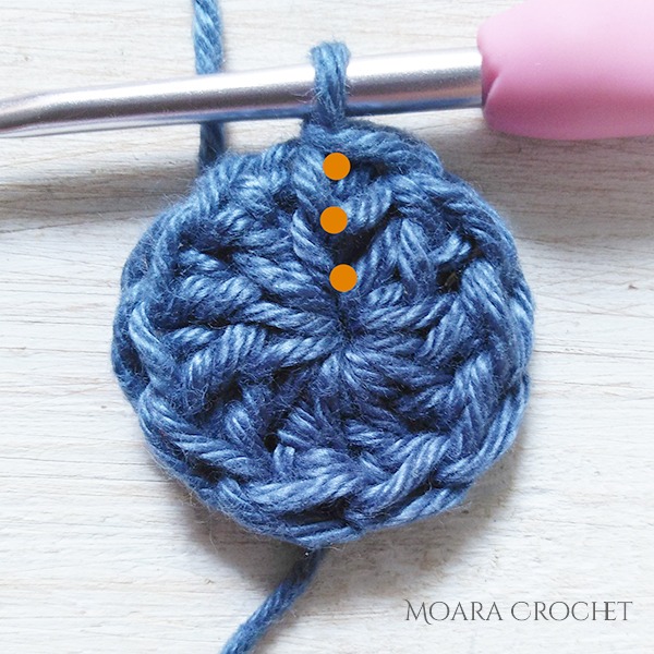 Bluebell Row 1 - Moara Crochet