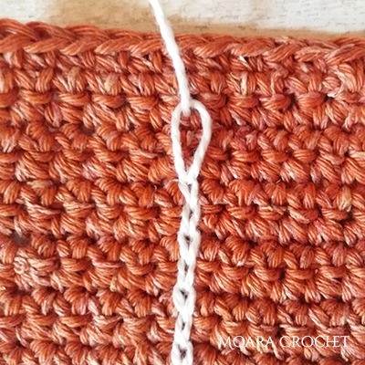 Crochet Embroidery Step 3- Moara Crochet