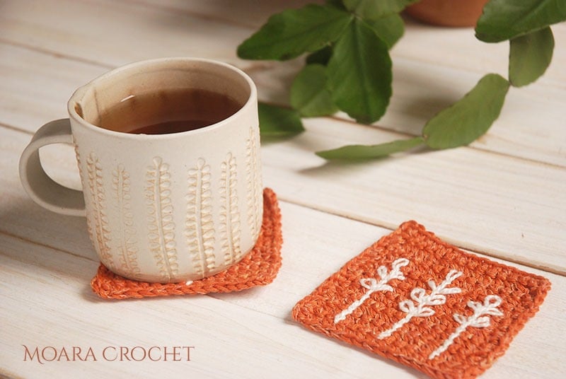 Free Crochet Coaster Pattern with Moara Crochet