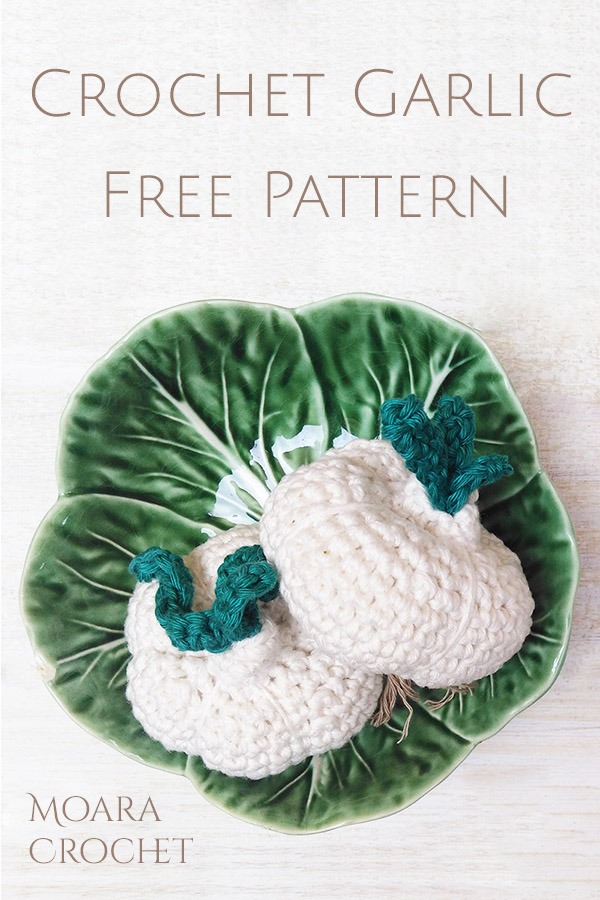Crochet Garlic Pattern - Free Pattern from Moara Crochet