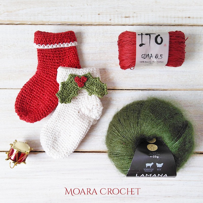 Crochet Christmas Stocking Pattern - Moara Crochet