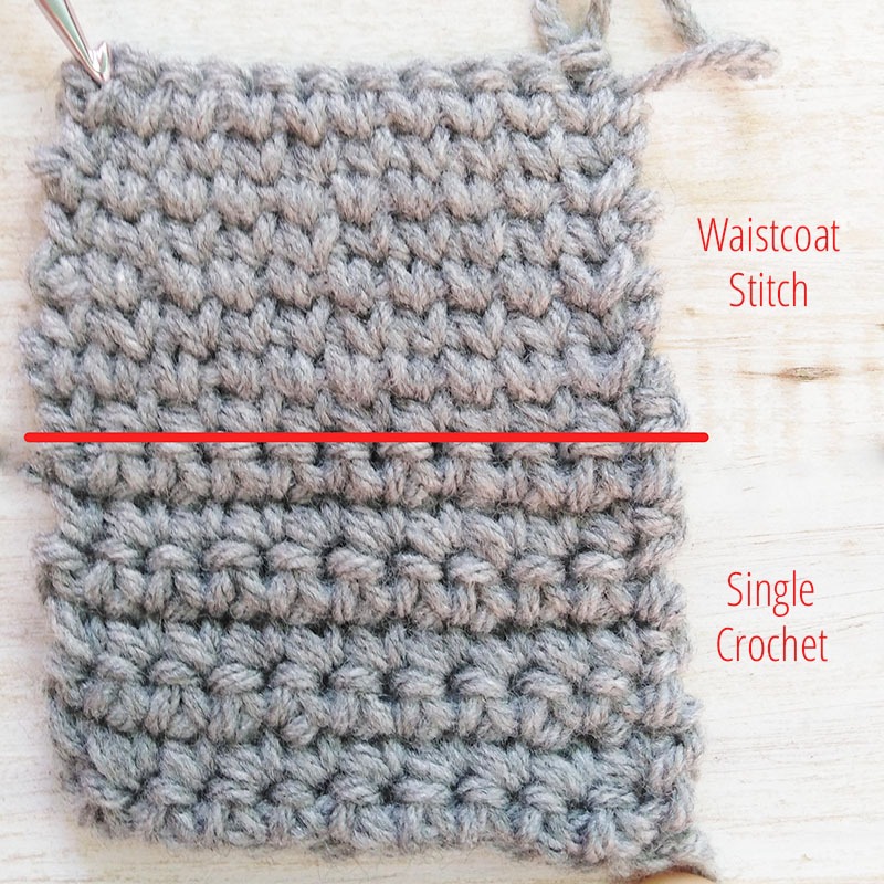 How to Crochet Waistcoat Stitch - Moara Crochet