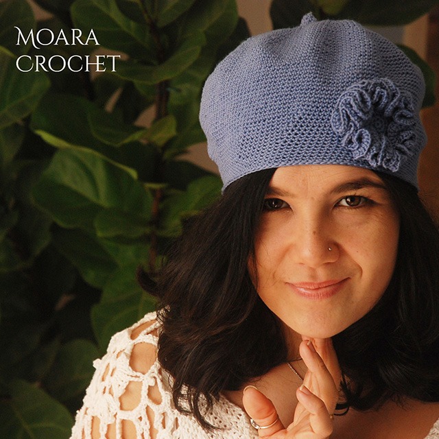 Thalia Crochet Hat pattern - Moara Crochet