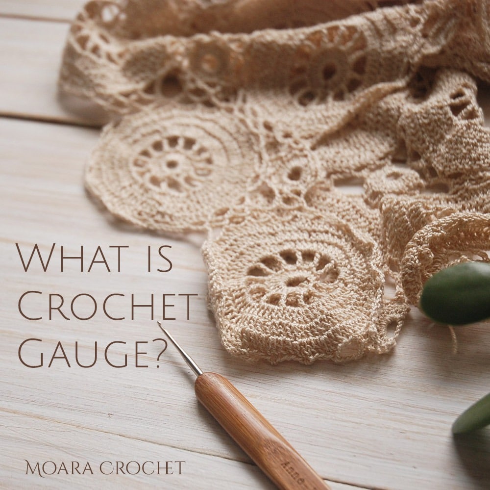 What is Crochet Gauge with Moara Crochet