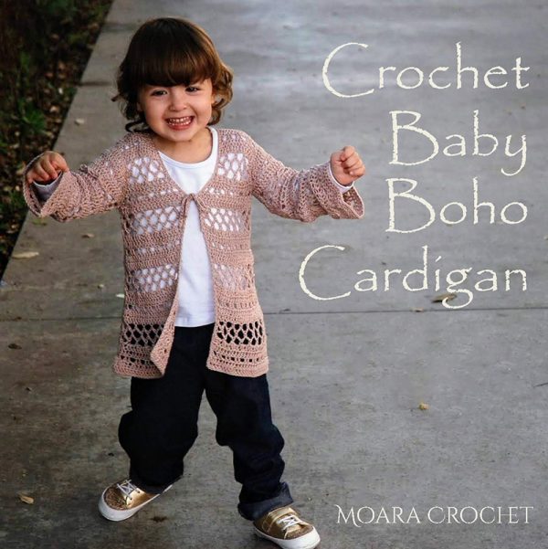 Baby Boho Crochet Cardigan - Moara Crochet