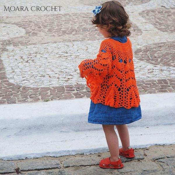 Crochet Cardigan Pattern -Moara Crochet