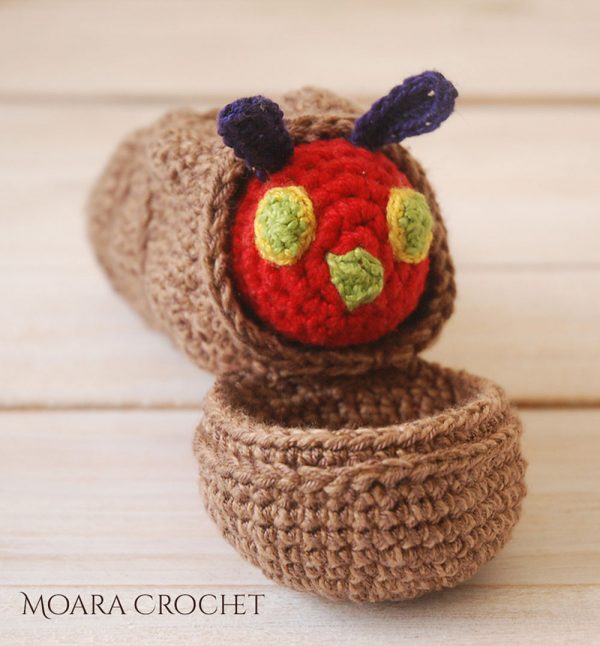 Crochet Caterpillar Pattern - Moara Crochet