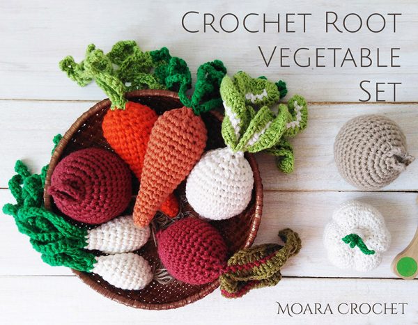 Crochet Vegetable Patterns with Moara Crochet