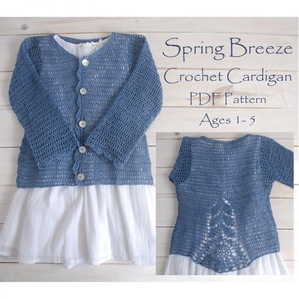 Spring Breeze Crochet Cardigan Pattern - Moara Crochet