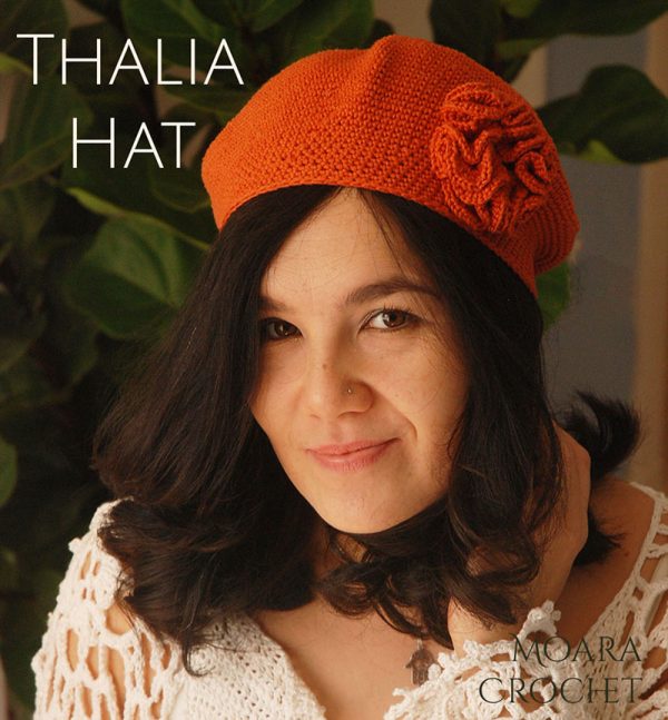 Thalia Crochet Hat Pattern - Moara Crochet