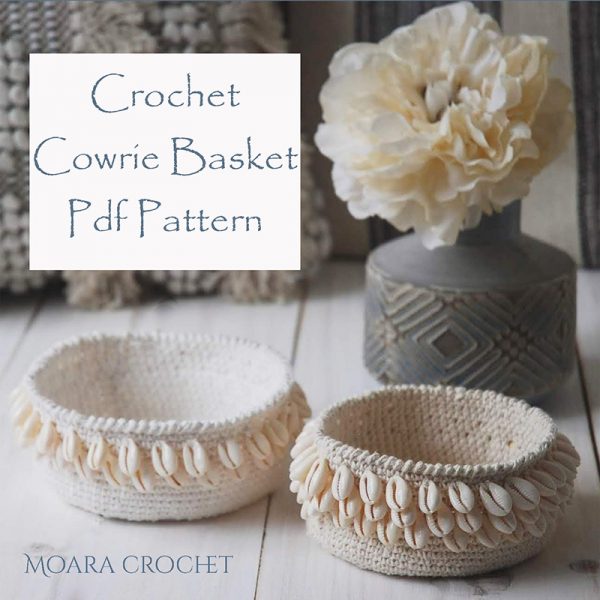 Crochet Basket Pattern by Roseanna Murray Moara Crochet