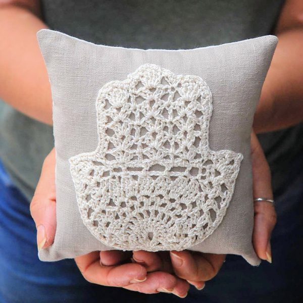 Hand of Fatima Crochet Motif Moara Crochet