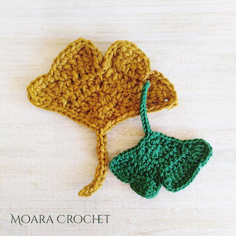 Free Crochet Ginkgo Leaf Pattern Moara Crochet