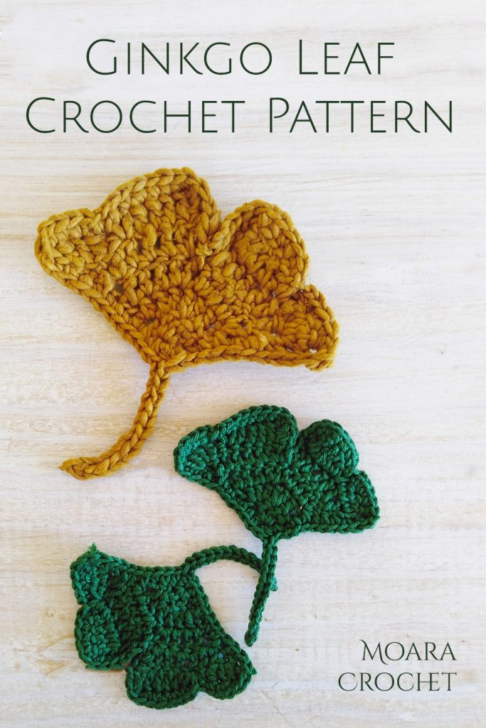 Free Crochet Leaf Ginkgo Pattern Moara Crochet