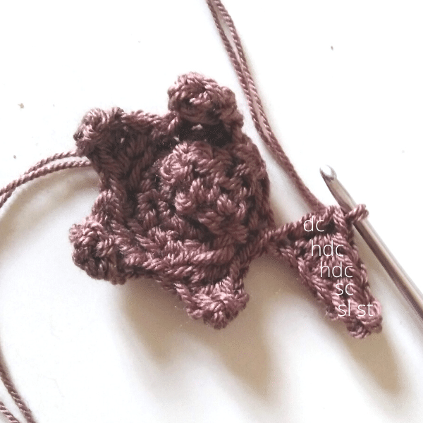 Sepal Row 5 Cotton - Moara Crochet