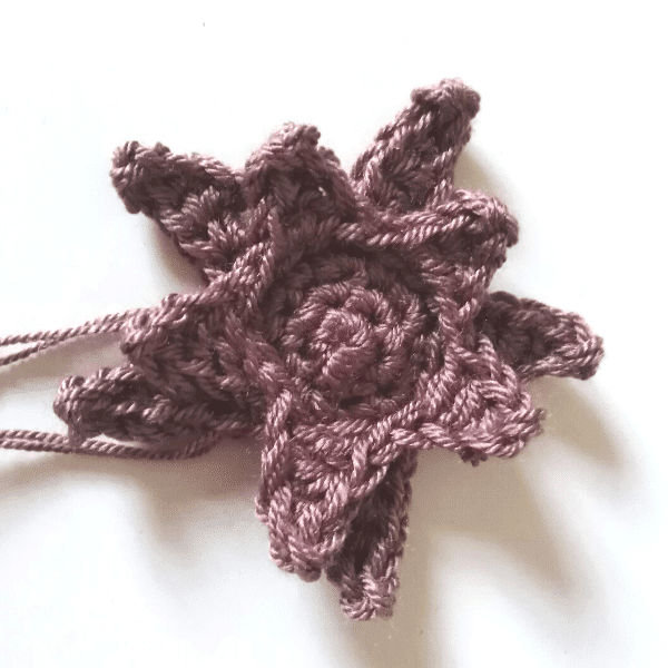 Sepal Row 5b Cotton - Moara Crochet