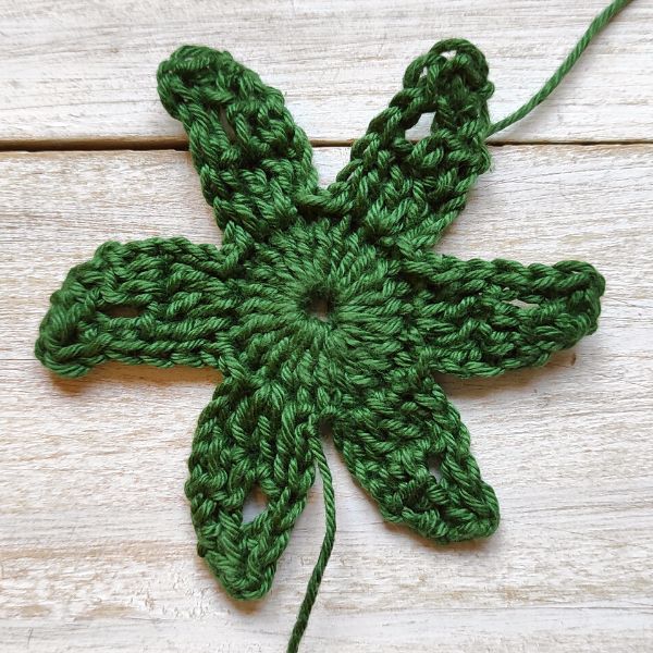 How to Crochet Peony Flower Sepal- Moara Crochet