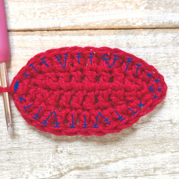 Large Leaf Row 2 - Moara Crochet