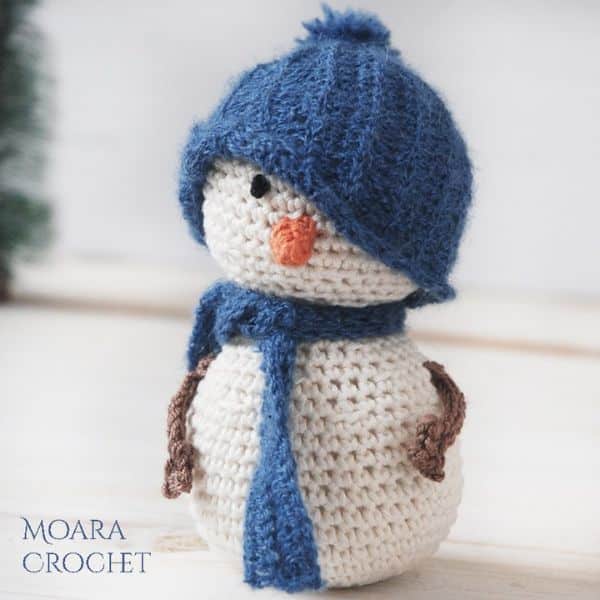 Amigurumi Snowman Pattern - Moara Crochet