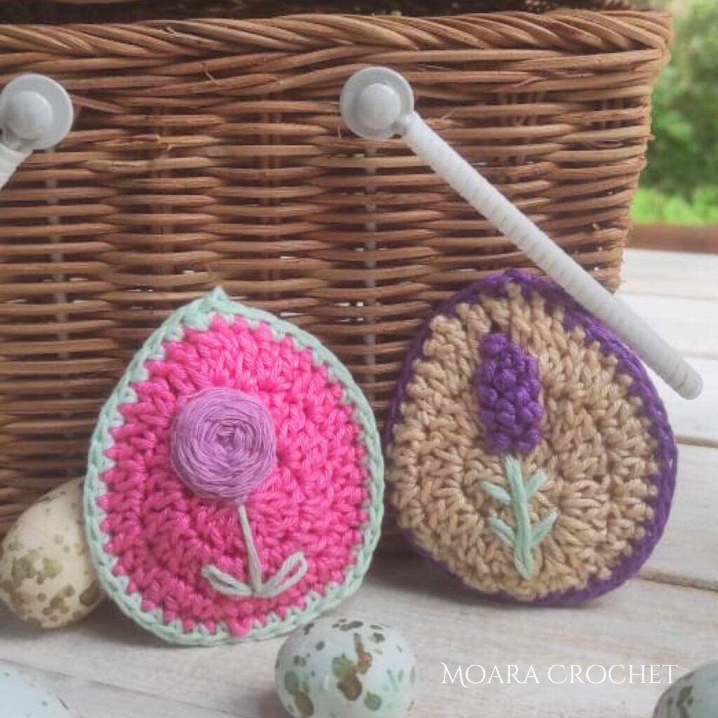 Easter Crochet Egg Pattern - Moara Crochet