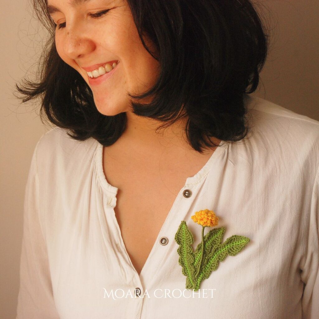 Dandelion Crochet Pattern designed by Moara Crochet