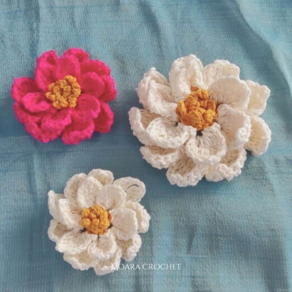 Free Crochet Water Lilies Pattern - Moara Crochet