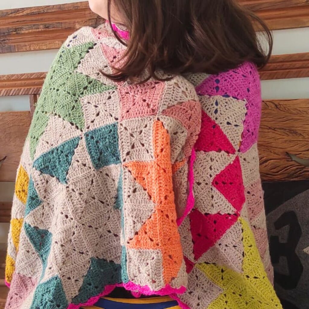Crochet a Granny Square Blanket Workshop - Moara Crochet Loops