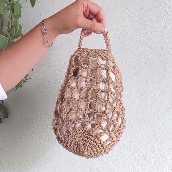 Crochet Onion Basket - Moara Crochet