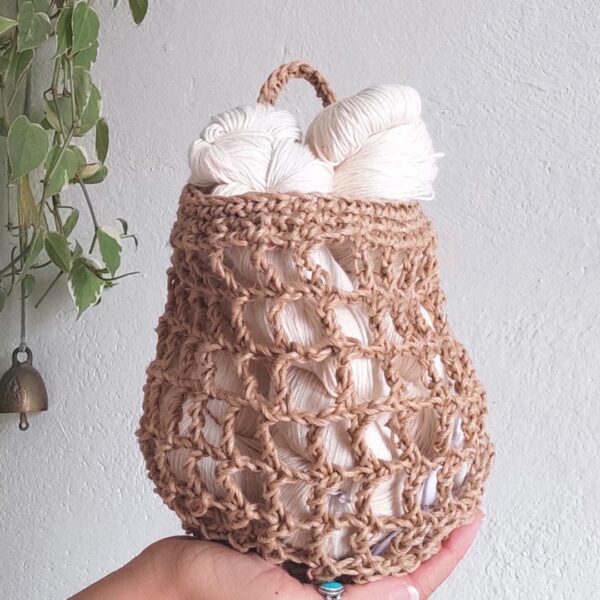 Easy Crochet Basket Pattern - Moara Crochet