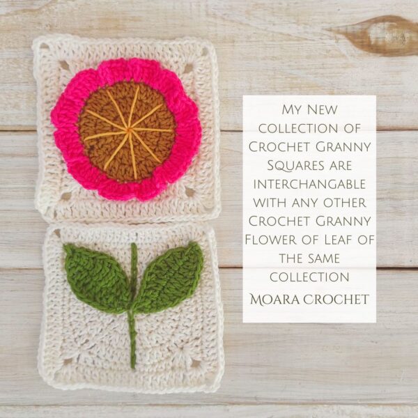Modern Crochet Granny Squares designed by Moara Crochet