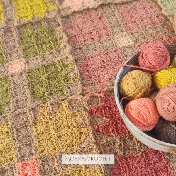 Crochet Patchwork Blanket with Moara Crochet