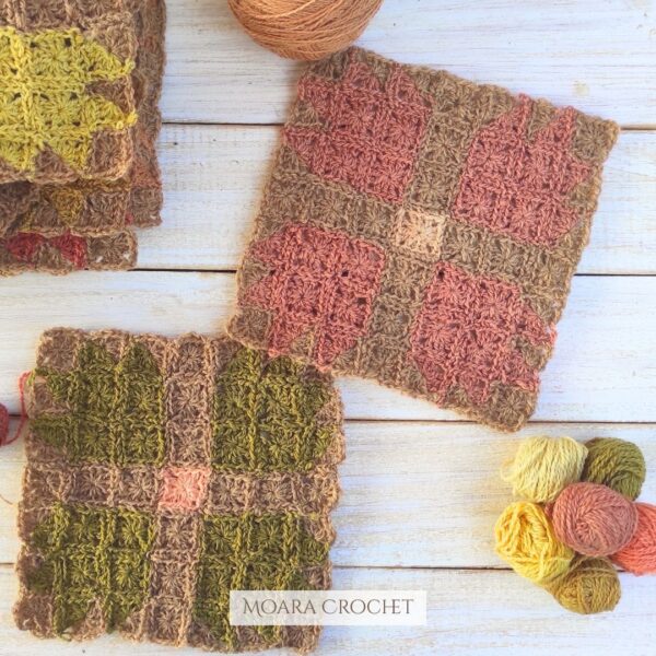 How to crochet granny squares - Moara Crochet